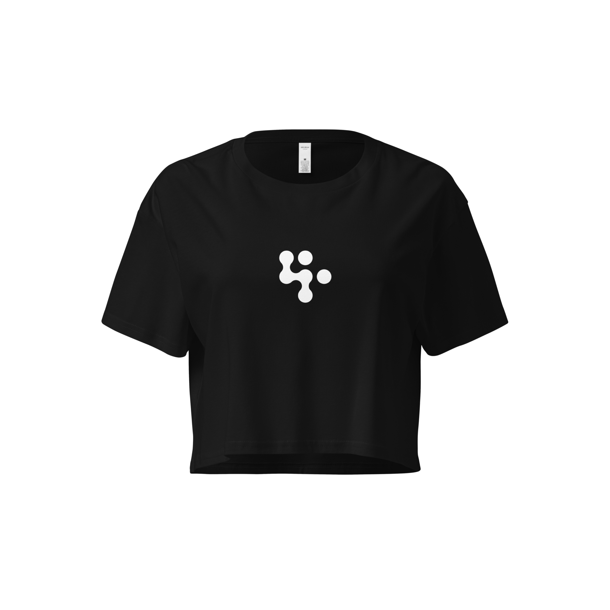 37S-000 Black Crop Top